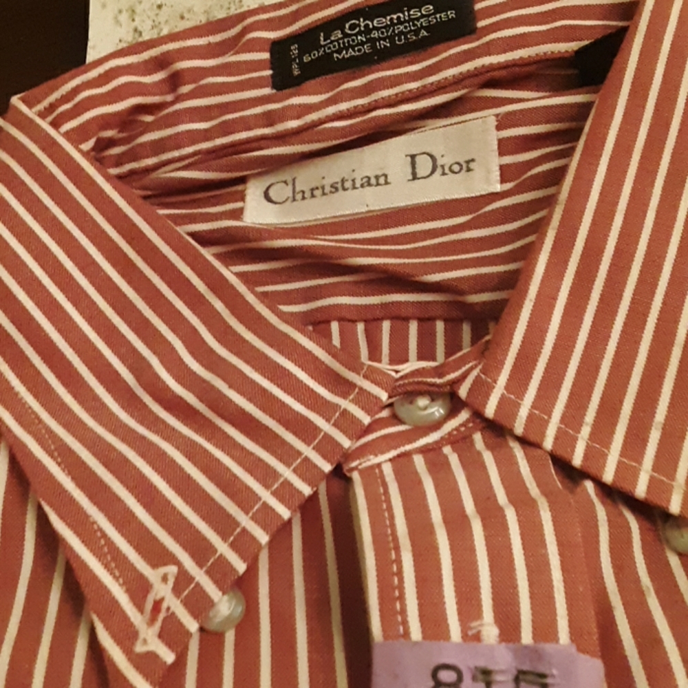 Dior long-sleeve button-up dress shirt